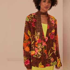 NWT Farm Rio Charming Garden Blazer
